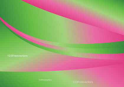 Pink and Green Gradient Wavy Background Image