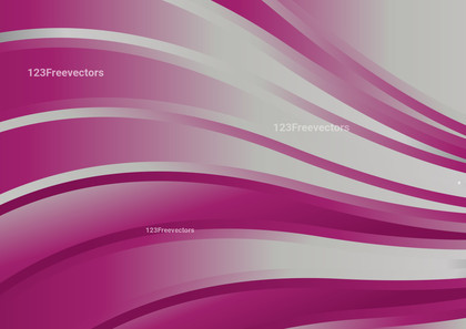 Pink and Grey Gradient Wavy Background
