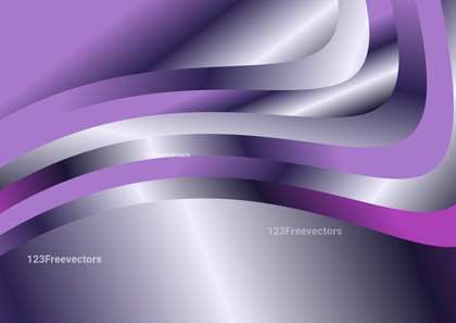 Abstract Wavy Purple and Grey Gradient Background Graphic