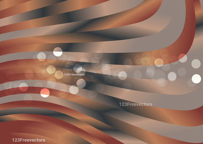 Abstract Red and Brown Gradient Wave Background Vector Art
