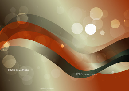 Abstract Red and Brown Gradient Wave Background
