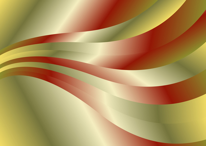 Red and Gold Gradient Wavy Background Vector Art