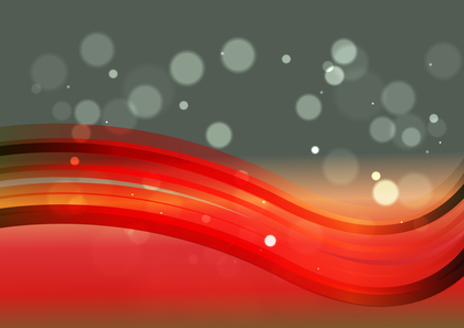 Red and Green Gradient Wavy Background Illustration