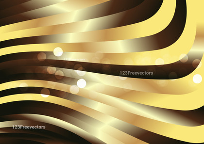 Abstract Yellow and Brown Gradient Wave Background