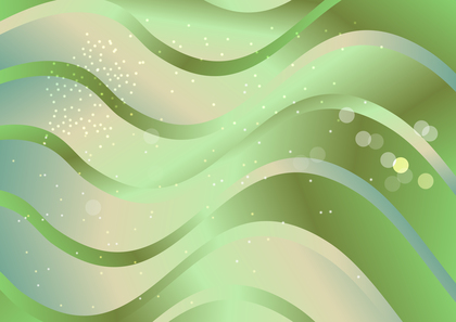Abstract Beige Green and Blue Gradient Wave Background Vector Eps