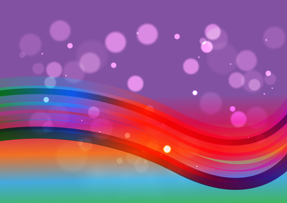 Wavy Green Red and Purple Gradient Background