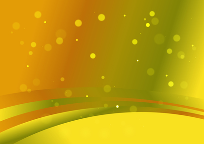 Abstract Wavy Orange Yellow and Green Gradient Background