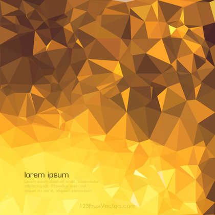 Dark Golden Brown Geometric Polygon Background Graphics