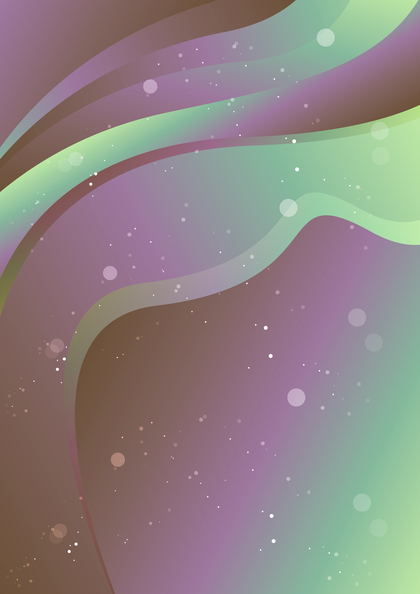 Purple Brown and Green Gradient Wave Background Illustration