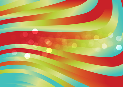 Abstract Wavy Red Green and Blue Gradient Background