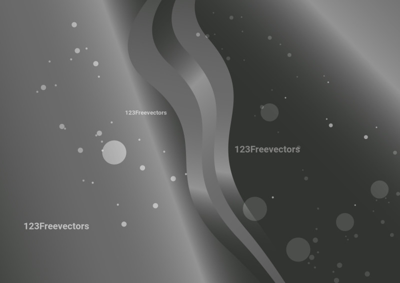 Abstract Dark Grey Gradient Vertical Wave Background Illustration