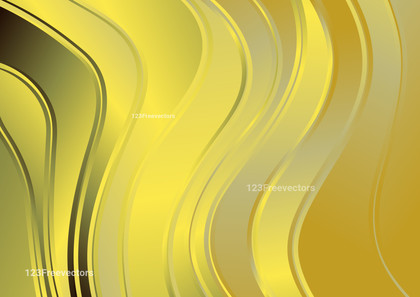 Dark Yellow Abstract Gradient Vertical Wave Background Template Illustrator