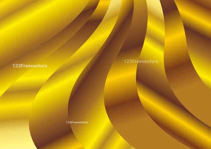 Gold Abstract Gradient Wavy Background Vector Eps