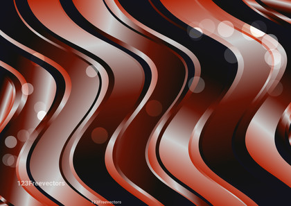 Red Black and White Abstract Gradient Wave Background