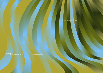 Blue and Green Abstract Gradient Vertical Wave Background Illustrator