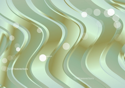 Blue and Green Abstract Gradient Vertical Wavy Background Vector Illustration