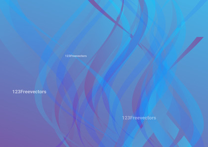 Blue and Purple Abstract Wave Background Vector Eps
