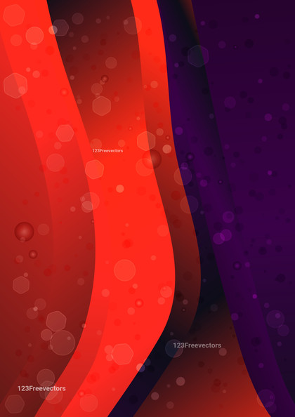 Red and Purple Abstract Gradient Wave Background