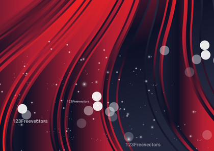 Black Red and Blue Gradient Vertical Wave Background Template