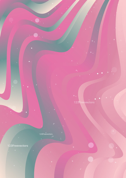 Pink and Blue Geometric Wavy Gradient Background Image
