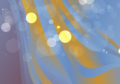 Abstract Blue and Orange Wavy Geometric Background Illustrator