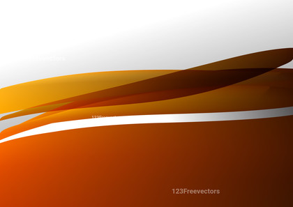 Orange Wave Background with Space for Your Text Graphic