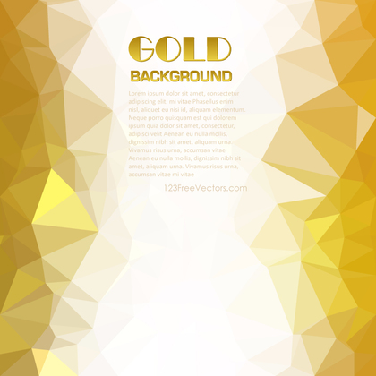 Light Golden Low Poly Background Clip Art