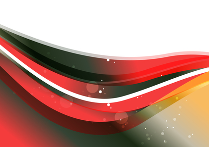 Abstract Red Brown and Green Wavy Background with Space for Your Text Graphic