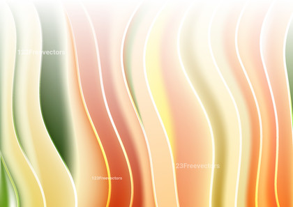 Abstract Red Green and White 3D Vertical Wave Lines Background