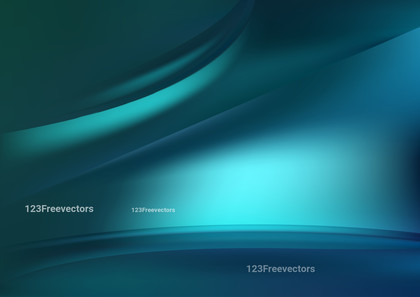 Glowing Abstract Dark Blue Wave Background Vector