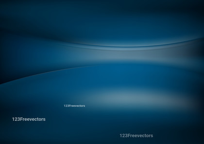 Glowing Dark Blue Wave Background Graphic
