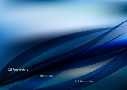 Dark Blue Wave Background Vector Image