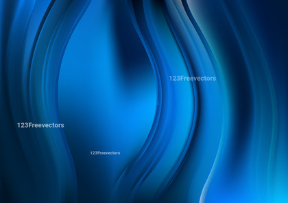 Abstract Dark Blue Wave Background Vector Eps