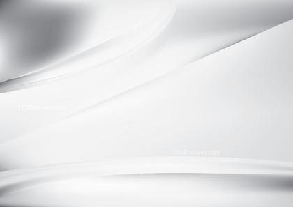Abstract Shiny Light Grey Wave Background