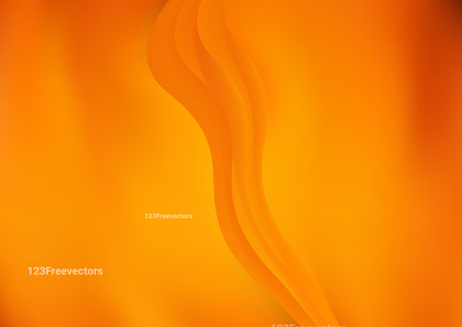 Bright Orange Wavy Background Image