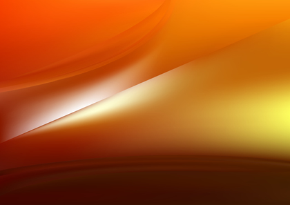 Abstract Dark Orange Wave Background Template Vector Illustration