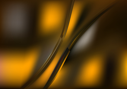 Abstract Dark Orange Wave Background Template