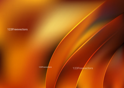Dark Orange Abstract Wavy Background Vector Graphic