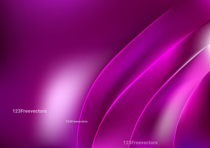 Glowing Abstract Pink Wave Background Illustration