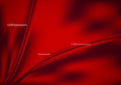 Abstract Dark Red Shiny Wave Background Illustrator