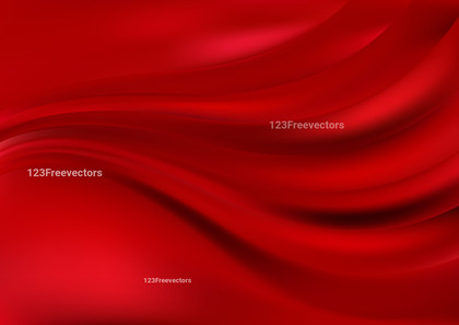 Red Abstract Wave Background Illustration