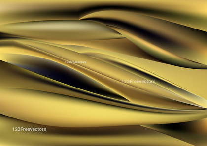 Shiny Gold Wave Background