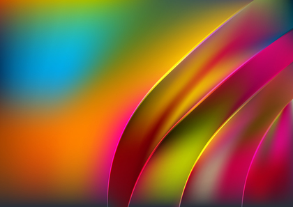 Glowing Abstract Colorful Wave Background Vector Image