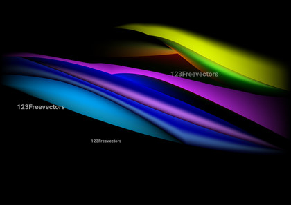 Abstract Glowing Cool Wave Background