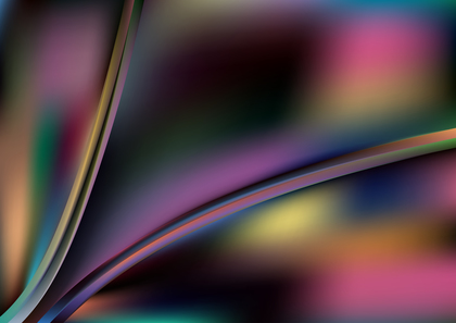 Dark Color Shiny Wave Background Design