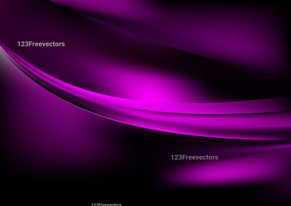 Glowing Abstract Cool Pink Wave Background