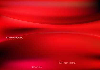 Abstract Cool Red Wave Background Vector Graphic