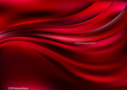 Cool Red Abstract Wave Background