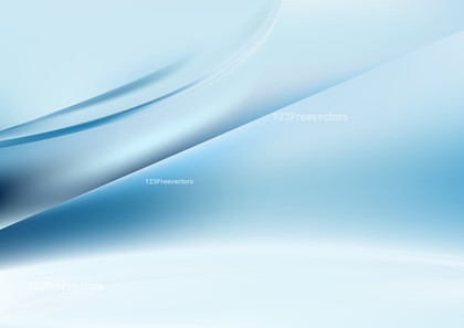 Blue and White Abstract Wave Background Template Graphic