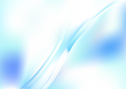 Blue and White Shiny Wave Background Image